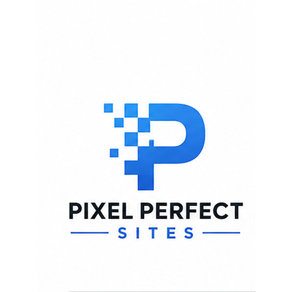 Pixel Perfect logo concept 1