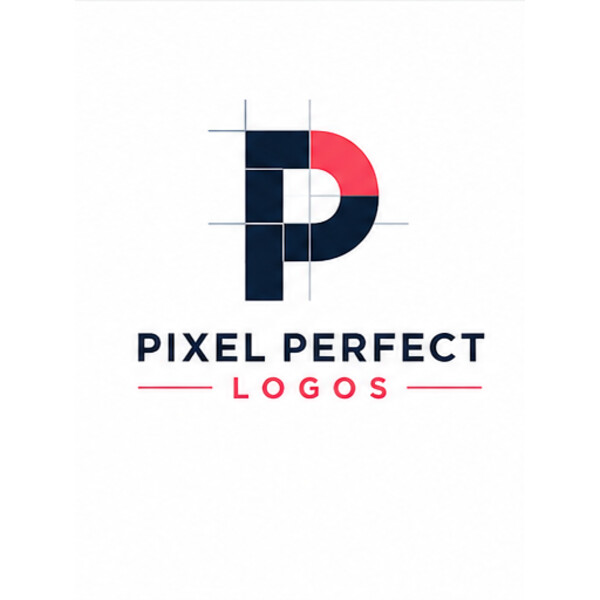 Pixel Perfect logo concept 6
